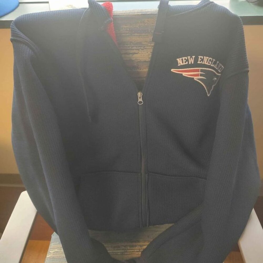 New England Patriots hooded Jacket XL